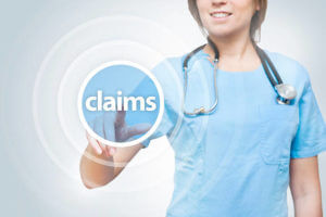 Claims / Healthcare concept (Click for more) doctor's liability insurance concept